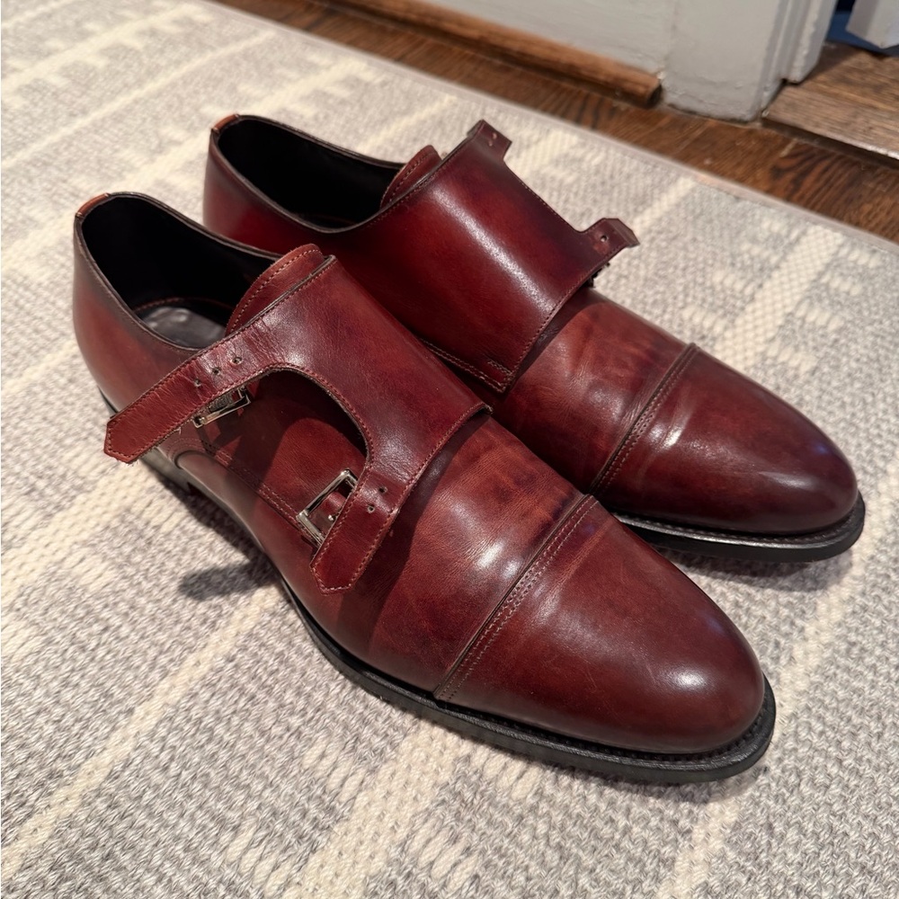 Santoni Double Monk Straps